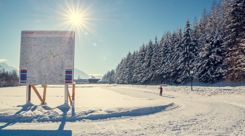 Einstieg mit Infotafel