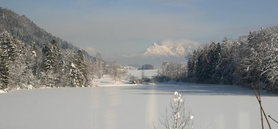 Winteridylle Reintalersee Kramsach