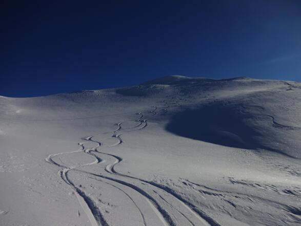 Abfahrt ins Fradertal
