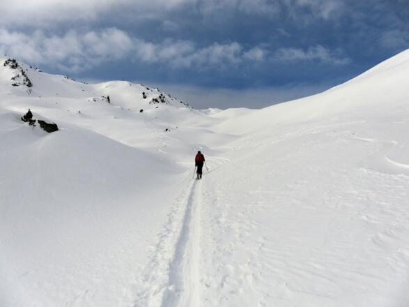Skigelände zum Heutaljoch