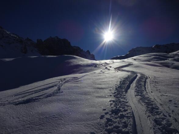 Tolle Kulisse in den Kalkkögeln