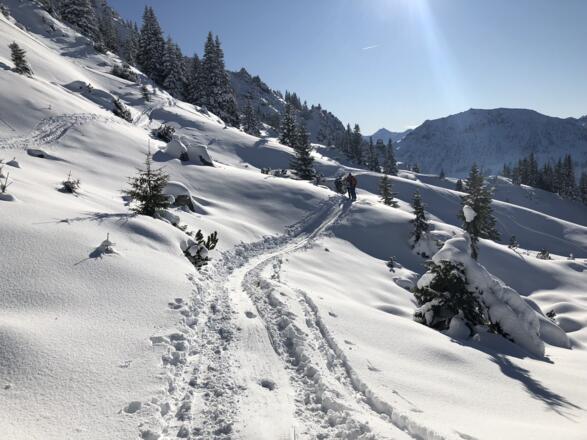unter der Läuferspitze