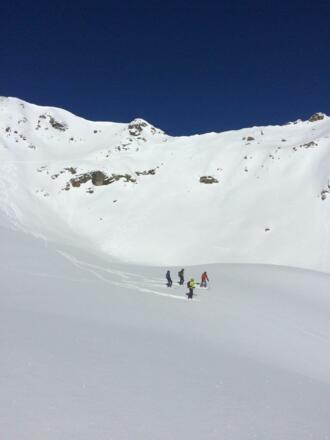 Am ersten Sammelpunkt nach der Einfahrt