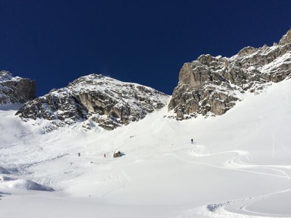 Weite Hänge bieten für jeden genug Platz
