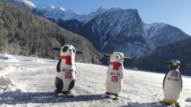 Eislaufen am Piburger See