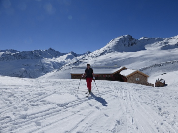 Start bei der Vernaghütte 2755m