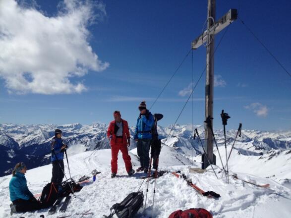 Leute am Portlahorn / Damüls