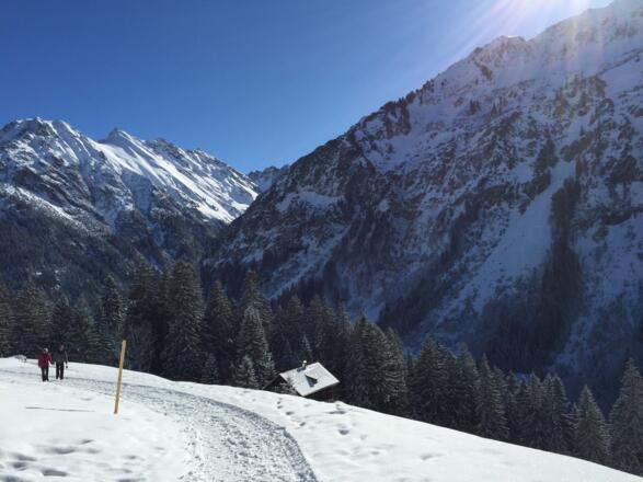 Blick zurück ins Tal