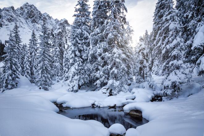 Winterlandschaft Gargellen