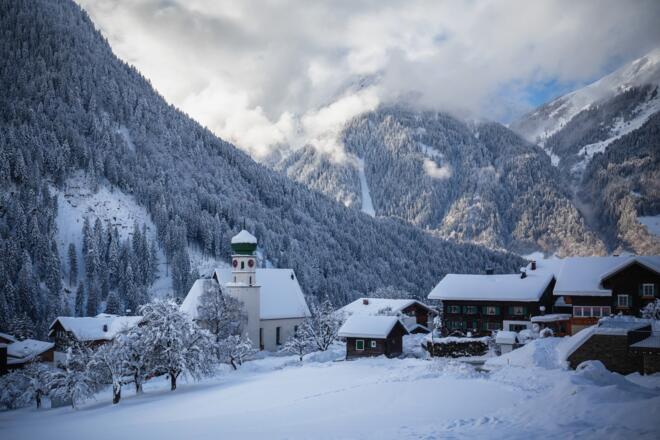 Winterlandschaft St. Gallenkirch