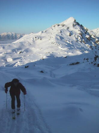 kurzer Gegenanstieg zur Mölser Scharte