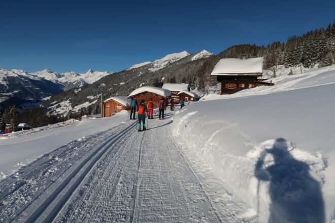 Kristbergbahn Bergstation in Richtung Panoramagasthof