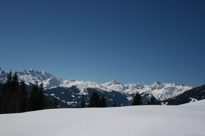 Ausblick in den Rätikon