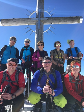 Unsere Gruppe auf dem Gamskopf