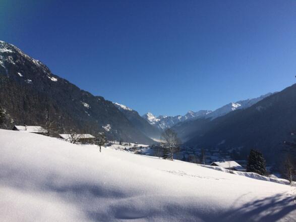 Gortpohl im Winter - Blick taleinwärts