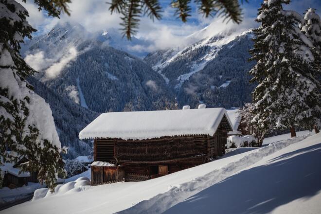 Winterlandschaft St. Gallenkirch