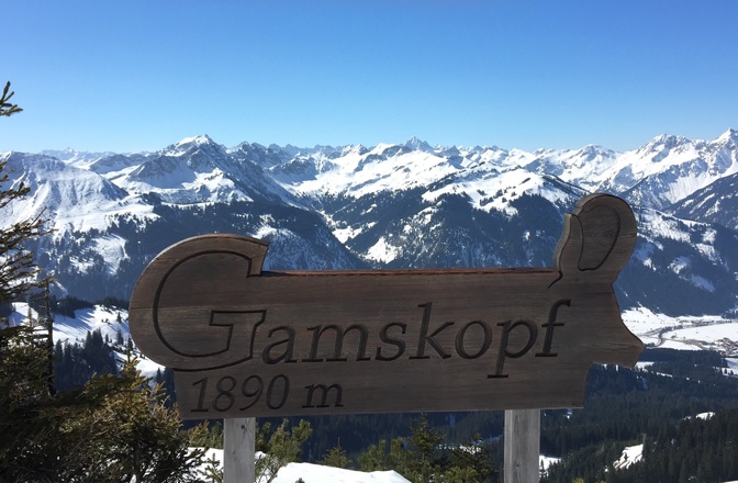Ausblick auf dem Gamskopf