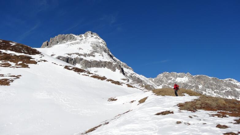 Blick Richtung Gipfel