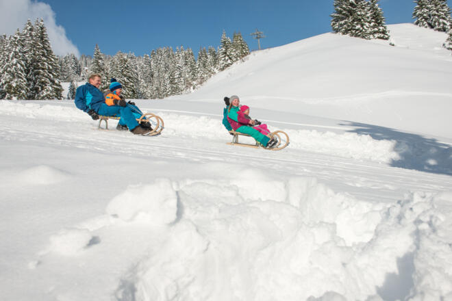 Rodeln in Damüls