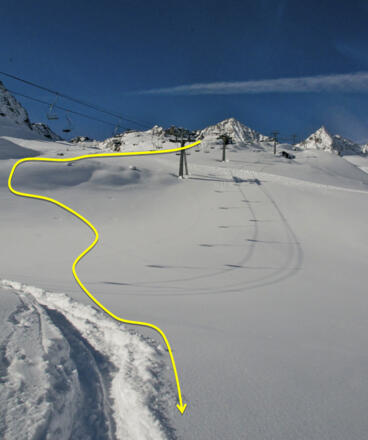 RUN 8 - Cannonball NACH DEM QUERWEG FÄHRT MAN NACH LINKS BIS ANS ENDE DER GROSSEN MULDE