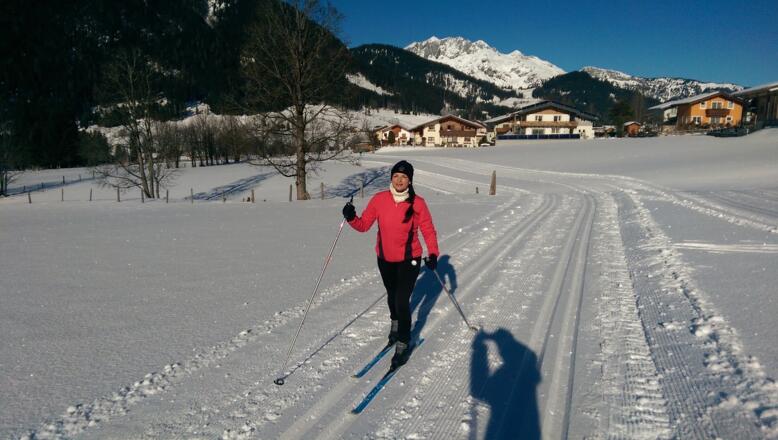 Langläuferin/Obersteinloipe