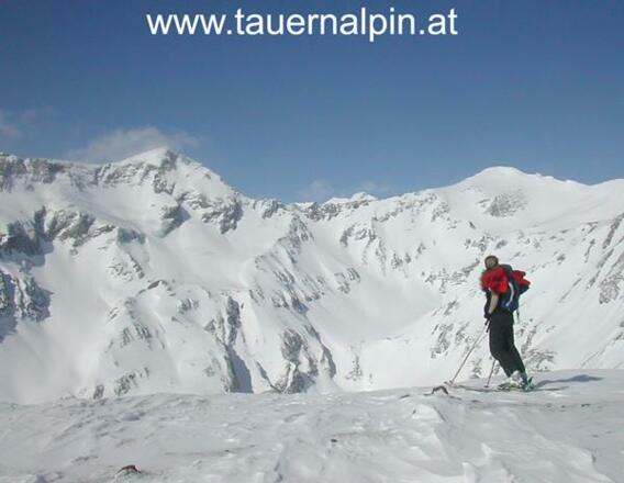Türnlscharte - Blick zu Racherin und Spielmann