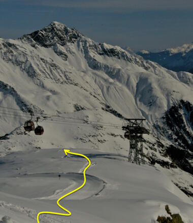 RUN 8 - Cannonball START DIREKT HINTER DER BERGSTATION EISGRAT