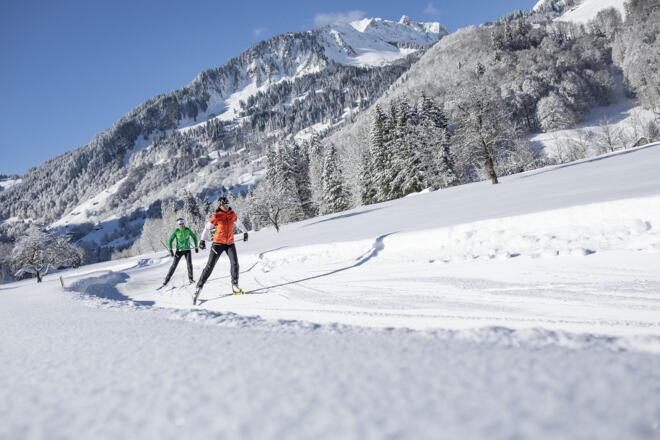 Skating in Au-Schoppernau