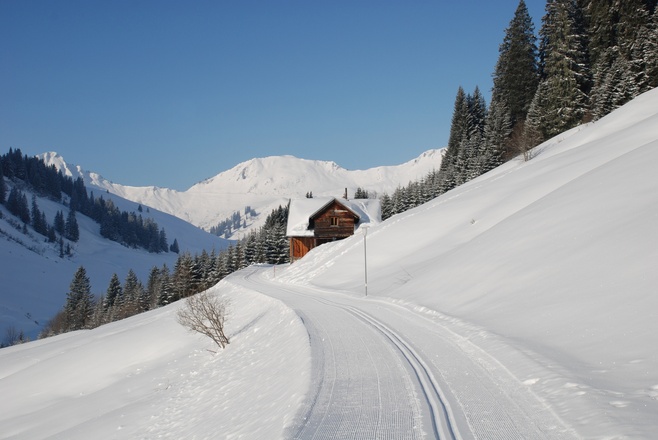 Langlaufloipe Unterdamüls