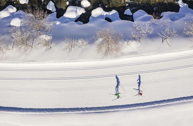 Skating in Au-Schoppernau