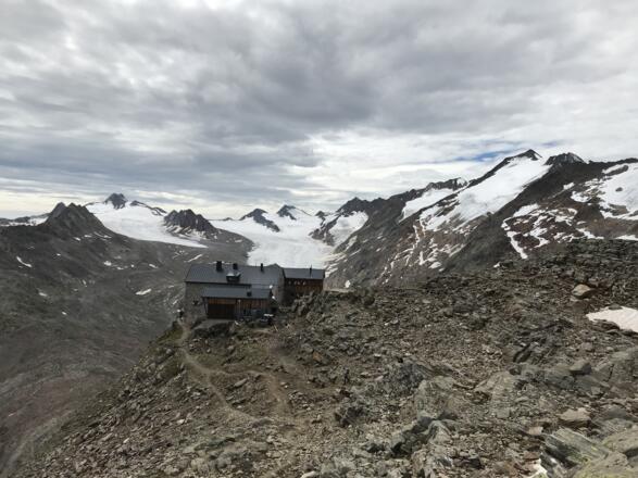 Aussicht kurz oberhalb Ramolhaus