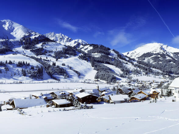 Die Ortschaft Zöblen