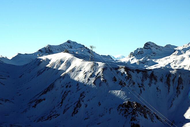 Bergstation der neuen Piz Val Gronda E5 Seilbahn