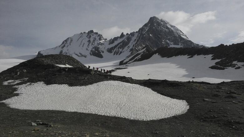 Auf dem Weg zur Stüdlhütte