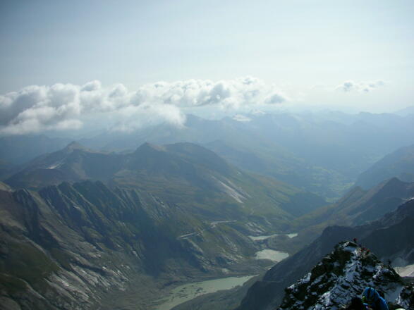 Ausblick über den Kleinglockner zur Pasterze