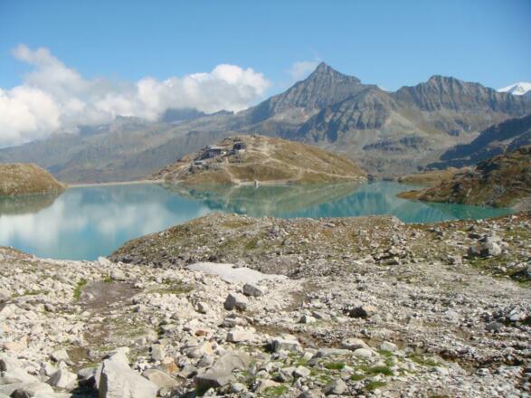 Blick zur Rudolfshütte