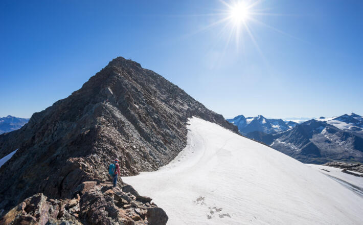Der Blick zum Nördlichen Ramolkogel