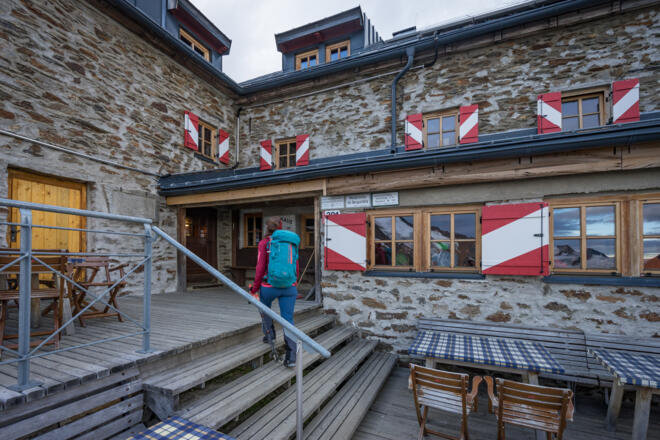 Das sehr schön hergerichtete und liebevoll bewirtschaftete Ramolhaus.