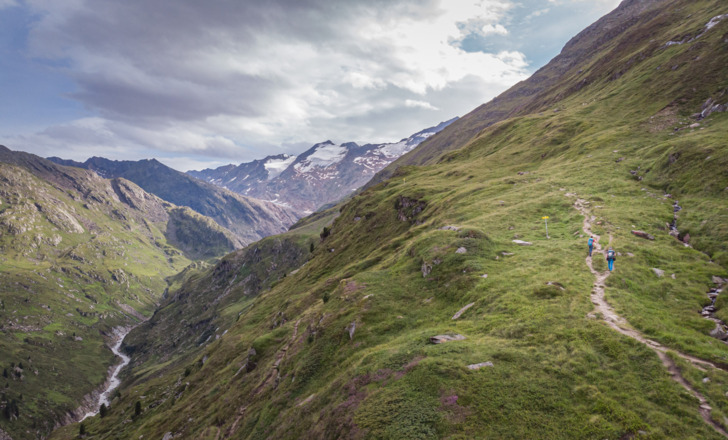 Der Schalfkogel kommt in den Blick.