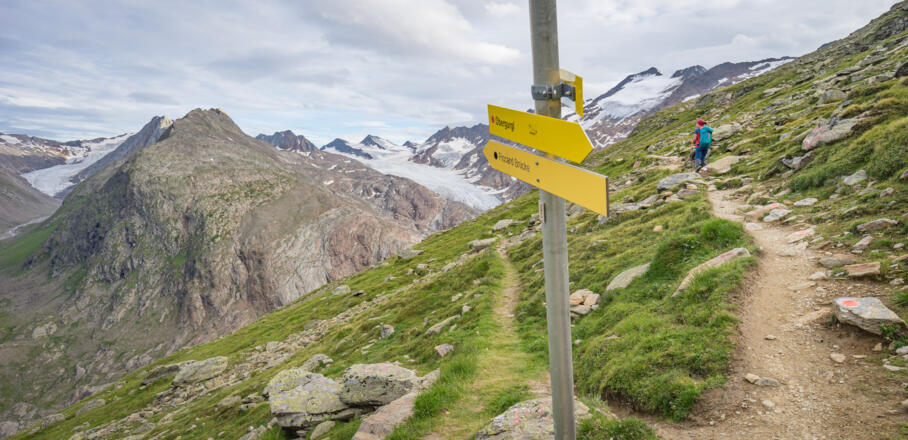 ...und langsam auch der Gurgler Ferner.