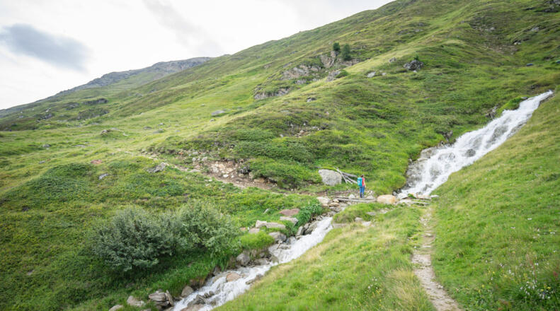 Im Zustieg zum Ramolhaus