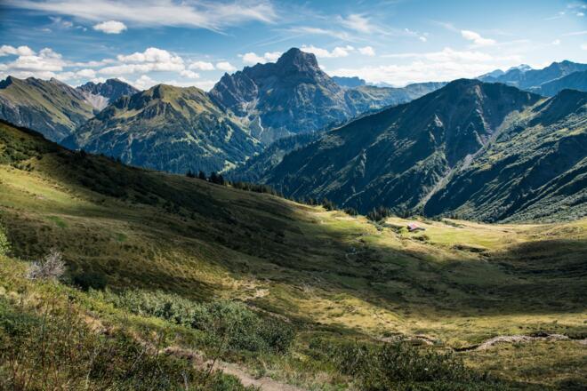 Blick auf den Großen Widderstein