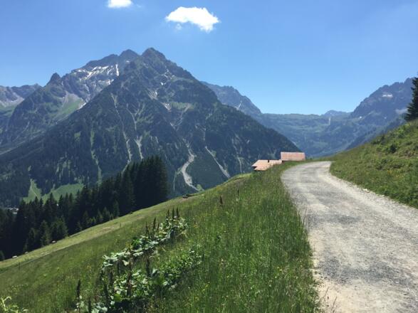 Blick auf Zwölfer und ins Bärgunttal