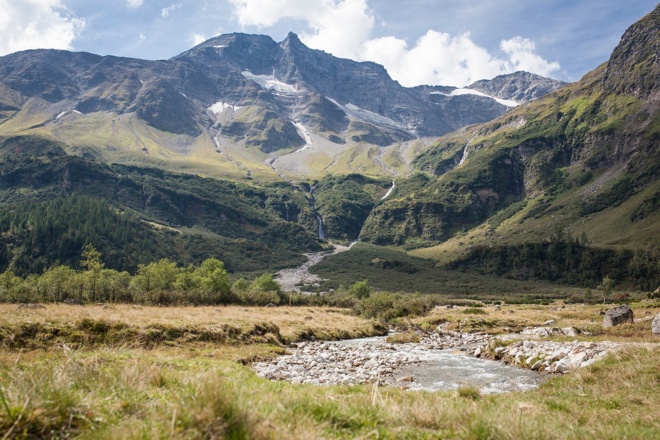 Blick auf den Hohen Sonnblick