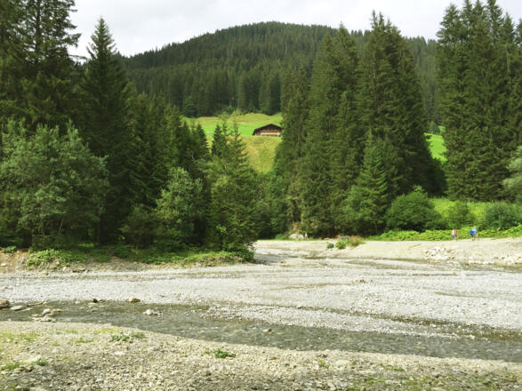 Bachbett der Derra in Baad