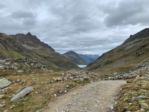 Silvrettasee in weiter Ferne