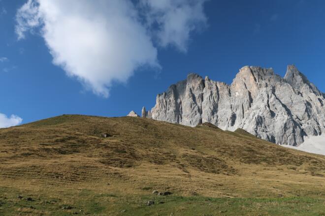 Drei Türme vom Prättigau gesehen