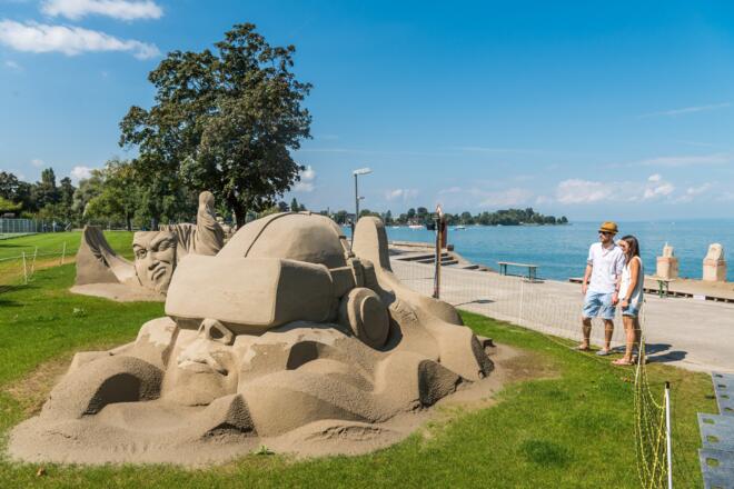 Familienroute, Sandskulpturenfestival Rorschach