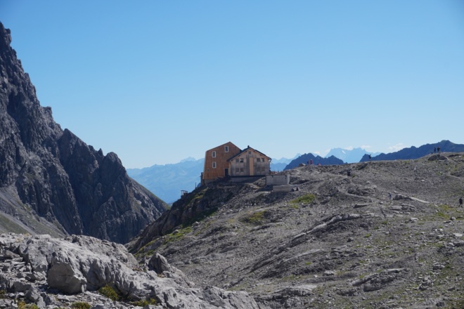 Kurz unterhalb der Totalphütte