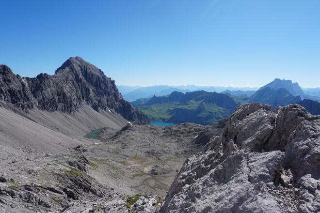 Blick zur Totalphütte